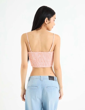 Top That'S It escote corazón tirante ajustable
