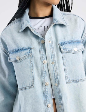 Chamarra denim That's It de mezclilla para mujer