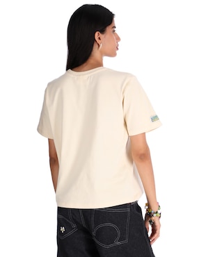 Playera manga corta PPAAYYSS Me & My Friends cuello redondo para mujer