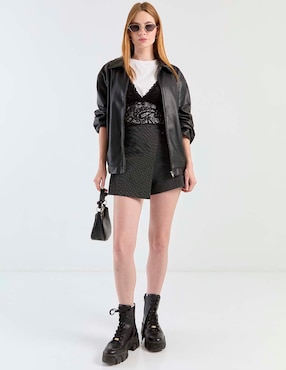 Falda short Salsa a la cintura