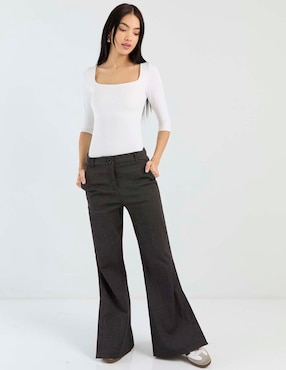 Pantalón de vestir Salsa acampanado para mujer