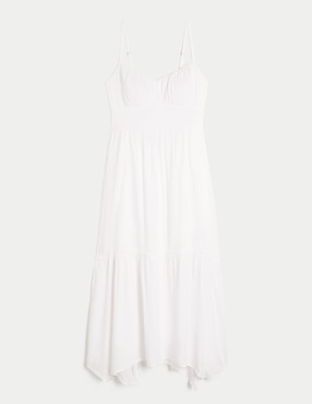 Vestido largo casual Hollister para mujer