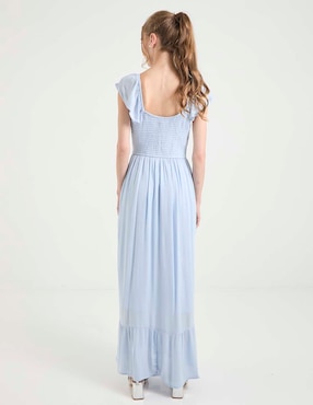 Vestido largo casual Hollister para mujer