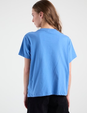 Playera manga corta Tee Bar Disney cuello redondo para mujer