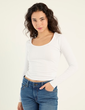 Blusa That's It manga larga para mujer