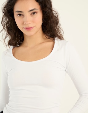 Blusa That's It manga larga para mujer