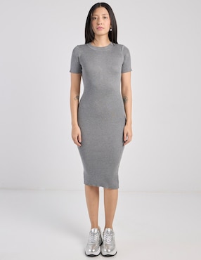 Vestido midi casual Biography para mujer