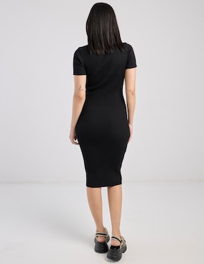 Vestido midi casual Biography para mujer