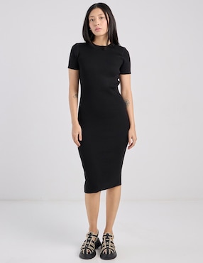 Vestido midi casual Biography para mujer