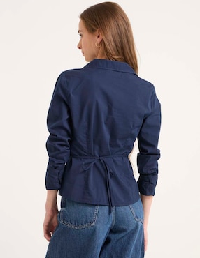 Blusa Hollister manga larga para mujer