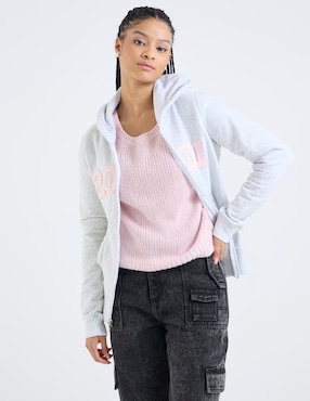Sudadera con capucha y bolsa Hollister para mujer