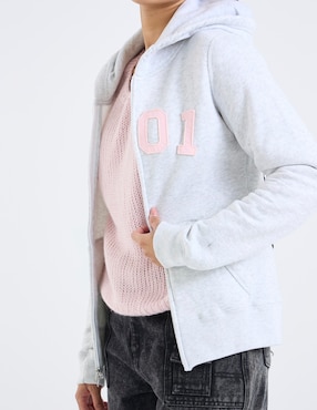 Sudadera con capucha y bolsa Hollister para mujer