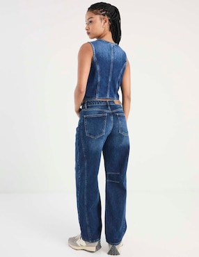 Jeans relaxed barrel Sexy Jeans corte cintura alta para mujer