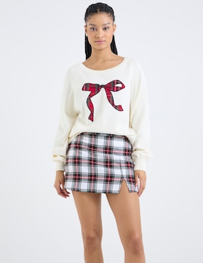 Falda mini Hollister a la cintura