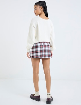 Falda mini Hollister a la cintura