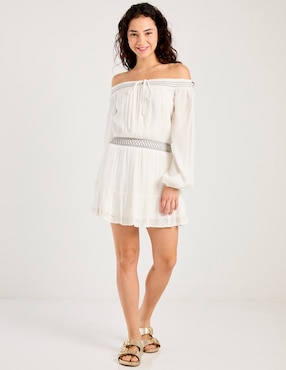Vestido corto casual Hollister para mujer