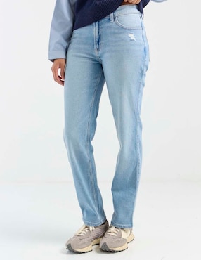 Jeans straight Hollister para mujer