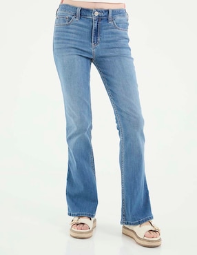 Jeans boot Hollister para mujer