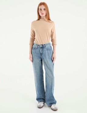 Jeans baggy Hollister para mujer