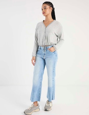 Suéter Sexy Jeans cuello V para mujer