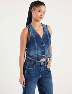 Chaleco Sexy Jeans de mezclilla para mujer