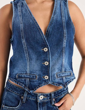 Chaleco Sexy Jeans de mezclilla para mujer