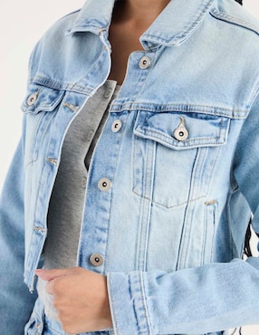 Chamarra denim Sexy Jeans de mezclilla para mujer