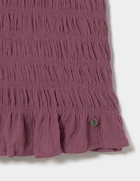 Blusa Brownie manga corta para mujer