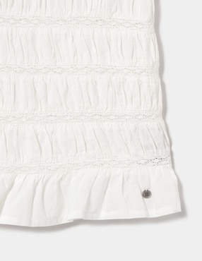 Blusa Brownie manga corta para mujer