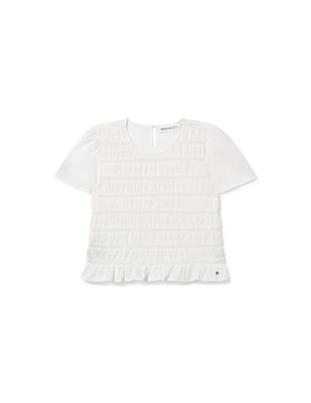 Blusa Brownie manga corta para mujer