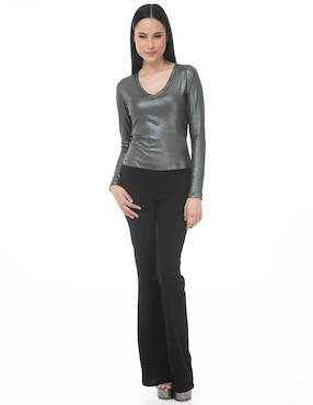Blusa Sarah Bustani manga larga para mujer