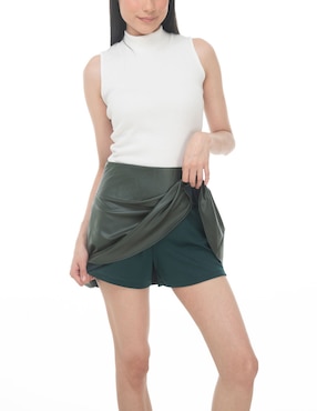Falda short corta Sarah Bustani a la cintura