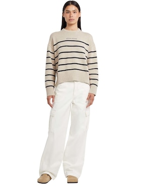 Suéter Guess Jeans cuello redondo para mujer