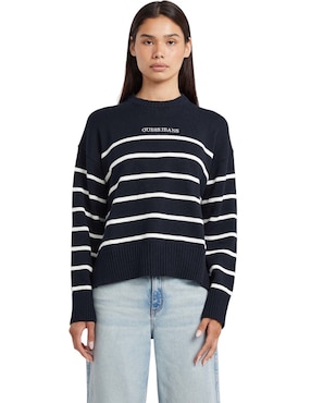 Suéter Guess Jeans cuello redondo para mujer