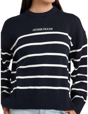 Suéter Guess Jeans cuello redondo para mujer