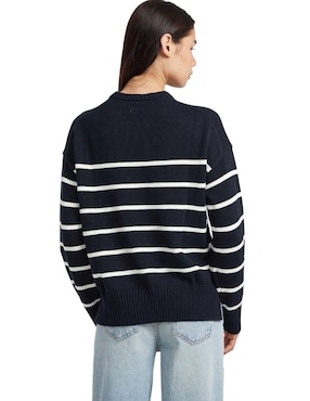 Suéter Guess Jeans cuello redondo para mujer