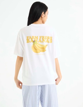 Playera manga corta That's It cuello redondo para mujer