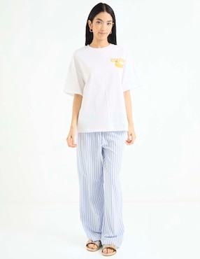 Playera manga corta That's It cuello redondo para mujer