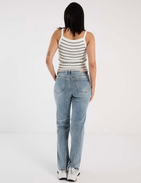 Jeans straight Biography para mujer
