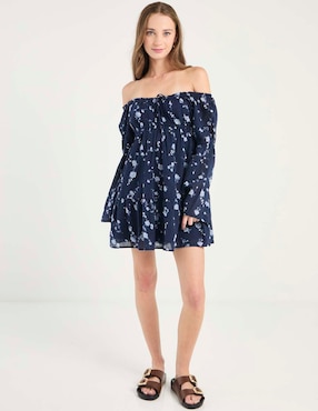 Vestido mini casual Hollister para mujer