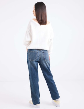 Jeans straight Hollister para mujer