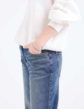 Jeans straight Hollister para mujer