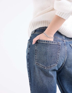 Jeans straight Hollister para mujer
