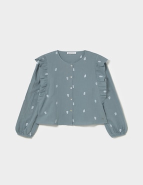 Blusa Brownie manga larga para mujer