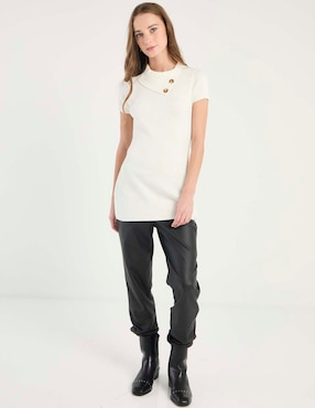 Suéter Hollister cuello asimétrico para mujer
