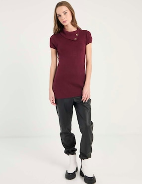Suéter Hollister cuello asimétrico para mujer
