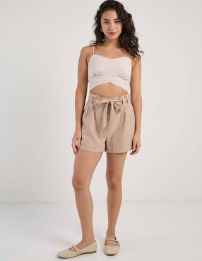 Top That's It escote corazón tirante ajustable