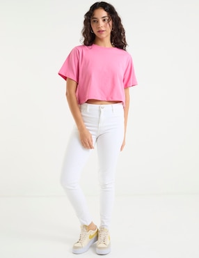Playera manga corta That's It cuello redondo para mujer