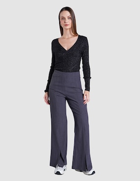 Pantalón flare Salsa regular para mujer