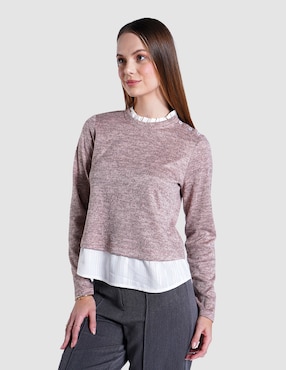 Suéter Salsa cuello alto para mujer